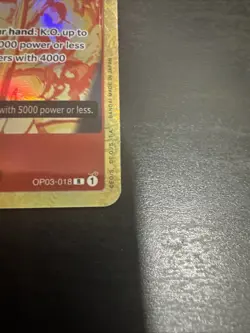 Fire Fist OP03-018 Alternate Art Event Pillars Of Strength One Piece NM - Image 5