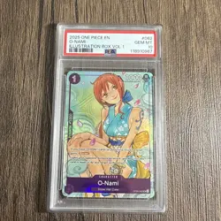 2025 ONE PIECE PROMOS ILLUSTRATION BOX VOL.1 #062 O-NAMI PSA 10 - Image 1