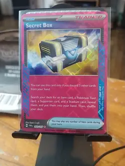 2024 Pokemon TCG Holo Ultra Rare Secret Box Trainer Card - Image 2
