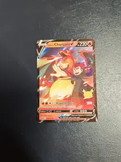 Lance's Charizard V SWSH133 - Celebrations Promo Pokemon Card - Image 1