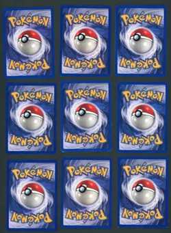 Pokemon Card Uncommon Shadowless Base Set Lot (9) NM Arcane Magikarp Raticate - Image 2
