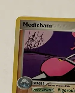 Medicham Power Keepers Reverse Holo Stamped Pokemon Card 34/108 EX - Image 3