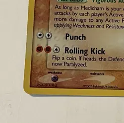 Medicham Power Keepers Reverse Holo Stamped Pokemon Card 34/108 EX - Image 5