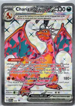 Pokemon TCG Charizard ex 56 Scarlet Violet Black Star Promos Holo NM - Image 1