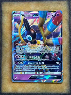 Pokemon Sigilyph GX 98/214 Lost Thunder Ultra Rare Holo NM - Image 1