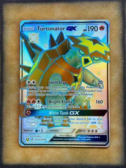 Pokemon Turtonator GX SV52/SV94 Hidden Fates Shiny Vault Full Art Ultra Rare NM - Image 1