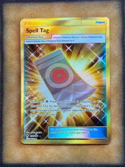 Pokemon Spell Tag 235/214 Lost Thunder Secret Rare NM - Image 1