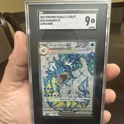 Gyarados ex 225/198 Ultra Rare Holo EX SV01 Scarlet & Violet SGC 9 Pokemon TCG - Image 1