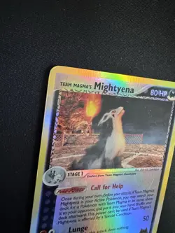 Pokemon Team Magma's Mightyena 37/95 - Team Magma vs Team Aqua - NM to LP+ - Image 4