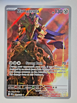 Zamazenta Pokemon TCG Destined Rivals Illustration Rare Card 201/182 - Image 1