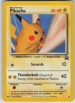 Pokemon TCG Pikachu (SNAP Promo) Promo WoTC Promo 26/53 - Image 1