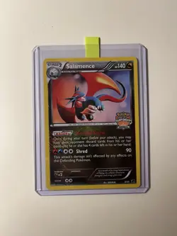 [NM-] Salamence 8/20 Pokemon Dragon Vault Regional Championship Stamp - Image 3