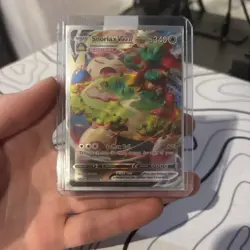 Pokemon Snorlax VMAX Full Art Ultra Rare Holo 340 HP Sword & Shield 142/202 - Image 1