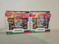 Pokemon TCG First Partner Illustration Collection Box Series 1 (LOT OF 2) SEALED - Image 3