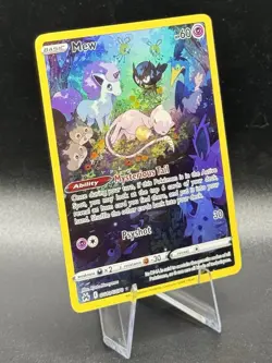 Mew GG10/GG70 UR Holo Pokemon Crown Zenith: Galarian Gallery 2023 NM/LP - Image 1