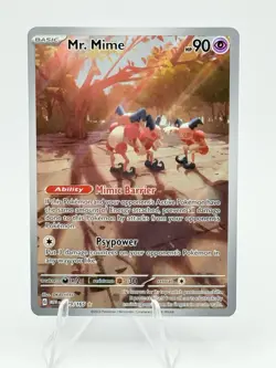 Pokemon Mr. Mime 179/165 Illustration Rare MEW EN - Image 1