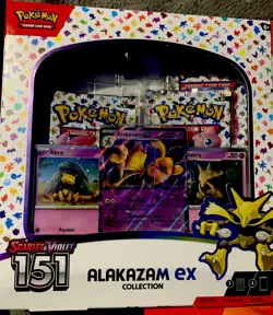 Pokemon TCG: Scarlet & Violet 151 Alakazam Ex X1 & First Partner Illustration X1 - Image 2