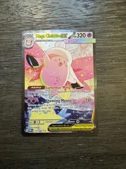 Mega Clefable EX 119/088 POR Secret Rare Holo Full Art Pokemon TCG Card - Image 1