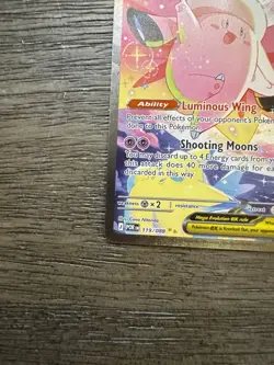 Mega Clefable EX 119/088 POR Secret Rare Holo Full Art Pokemon TCG Card - Image 3