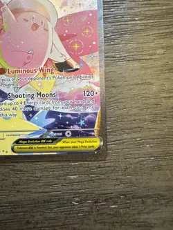 Mega Clefable EX 119/088 POR Secret Rare Holo Full Art Pokemon TCG Card - Image 4