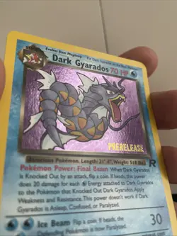 Pokemon TCG Dark Gyarados Holo Rare Card 8/82 Prerelease - Image 5