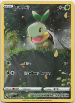 Turtwig GG31/GG70 Crown Zenith: Galarian Gallery Pokemon Card NM - Image 1