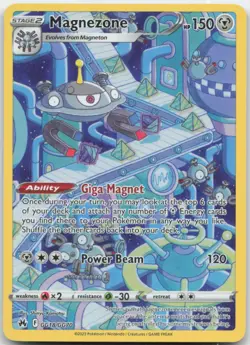 Magnezone GG18/GG70 Crown Zenith: Galarian Gallery Pokemon Card NM - Image 1