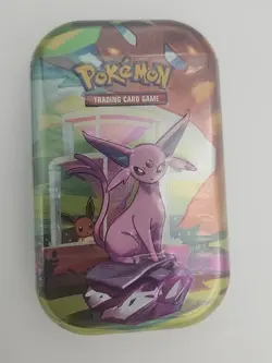 Pokemon TCG: Scarlet & Violet Prismatic Evolutions Mini Tin 🔮Espeon - Image 1