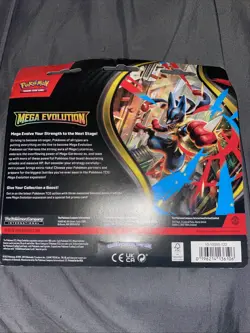 Pokemon TCG Mega Evolution 3 Blister Pack Promo Factory Sealed New - Image 2