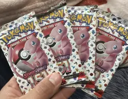 Pokemon Scarlet & Violet 151 Booster Packs (4) Mew English TCG 2023 - Image 1