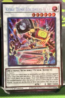 Yu-Gi-Oh! Kevl Tune Loudness War PHRA-EN038 Collector’s Rare 1st Edition CR NM - Image 1