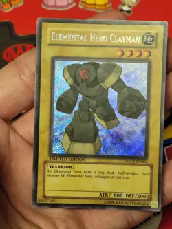 Elemental Hero Clayman EHC2-EN002 Secret Rare Yugioh Card Limited Edition - Image 1