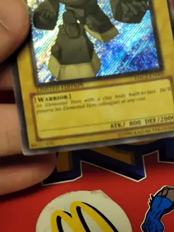 Elemental Hero Clayman EHC2-EN002 Secret Rare Yugioh Card Limited Edition - Image 5