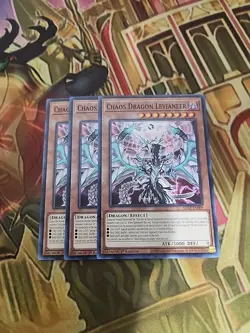 3X Chaos Dragon Levianeer (SDAZ-EN009) - Common - 1st Edition NM Yugioh - Image 1