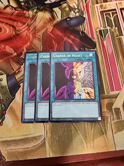 3X Change of Heart PHRE-EN048 Rare 1st Edition NM Yugioh - Image 1