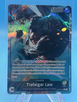 One Piece Royal Blood Trafalgar Law OP10-022 Parallel Alternate Alt Art Leader - Image 1