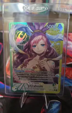 Shirahoshi OP11-022 Leader Alternate Art One Piece Card English A Fist of Divine - Image 1