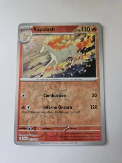 Rapidash - 027/162 - Reverse Holo - Temporal Forces - Pokemon Card - Image 1
