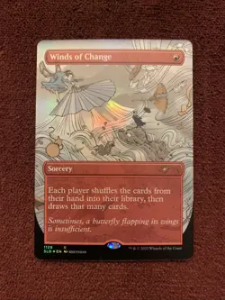Winds of Change Secret Lair Foil 1128 NM+ Unplayed Magic The Gathering MTG Card - Image 1