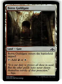 Boros Guildgate (244) 244 Common Guilds of Ravnica Magic: The Gathering Foil MP - Image 1
