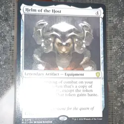 Helm of the Host - MTG BLB 276 Rare English Legendary Artifact Equipment - Image 1