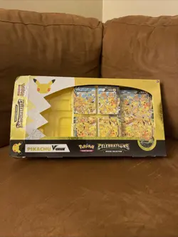 Pokemon TCG - Celebrations Pikachu V-Union Special Collection Box. OPENED. - Image 1
