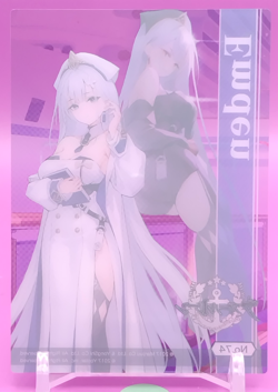 Emden/Azur Lane Trading Card Clear Vol.3 Collectible Card Japanese No.74 - Image 2