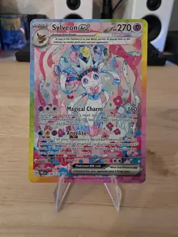 Pokemon TCG Prismatic Evolution Sylveon EX Card 156/131 NM 🔥 - Image 1