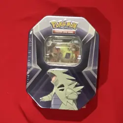 Pokemon TCG Triple Whammy Tin Tyranitar Booster Promo Sealed Box - Image 1