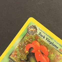 Pokemon Dark Vileplume 13/82 Team Rocket Holo Rare WOTC MP - Image 4