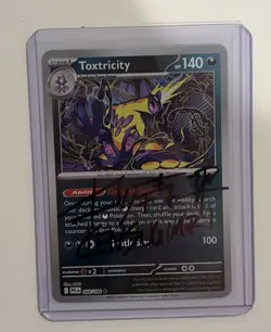 Ken Sugimori Toxtricity Signed Autographed Stage 1 Pokemon Very Good IP Auto 🔥 - Image 1