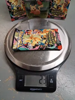 23g VERY HEAVY Pokemon TCG Ascended Heroes Booster Pack AUTHENTIC FACTORY SEALED - Image 1