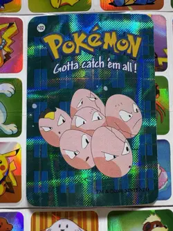 Pokemon 151 Vintage Pocket Monsters Vending HOLO Prism Sticker 2000 Nintendo - Image 1