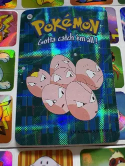 Pokemon 151 Vintage Pocket Monsters Vending HOLO Prism Sticker 2000 Nintendo - Image 2